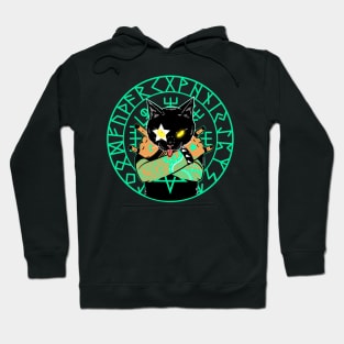 Metal Head Cat Hoodie